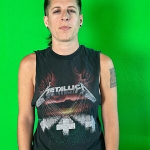 Vintage Master of Puppets Metallic Shirt